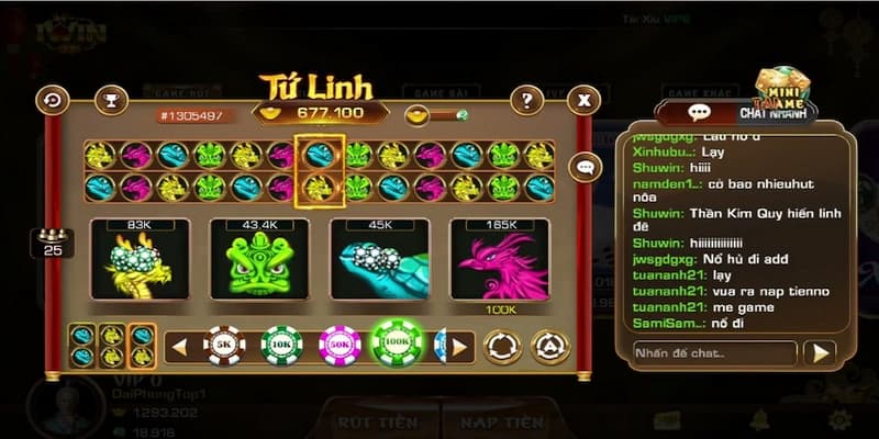 Chiến lược chơi Tứ Linh iwin